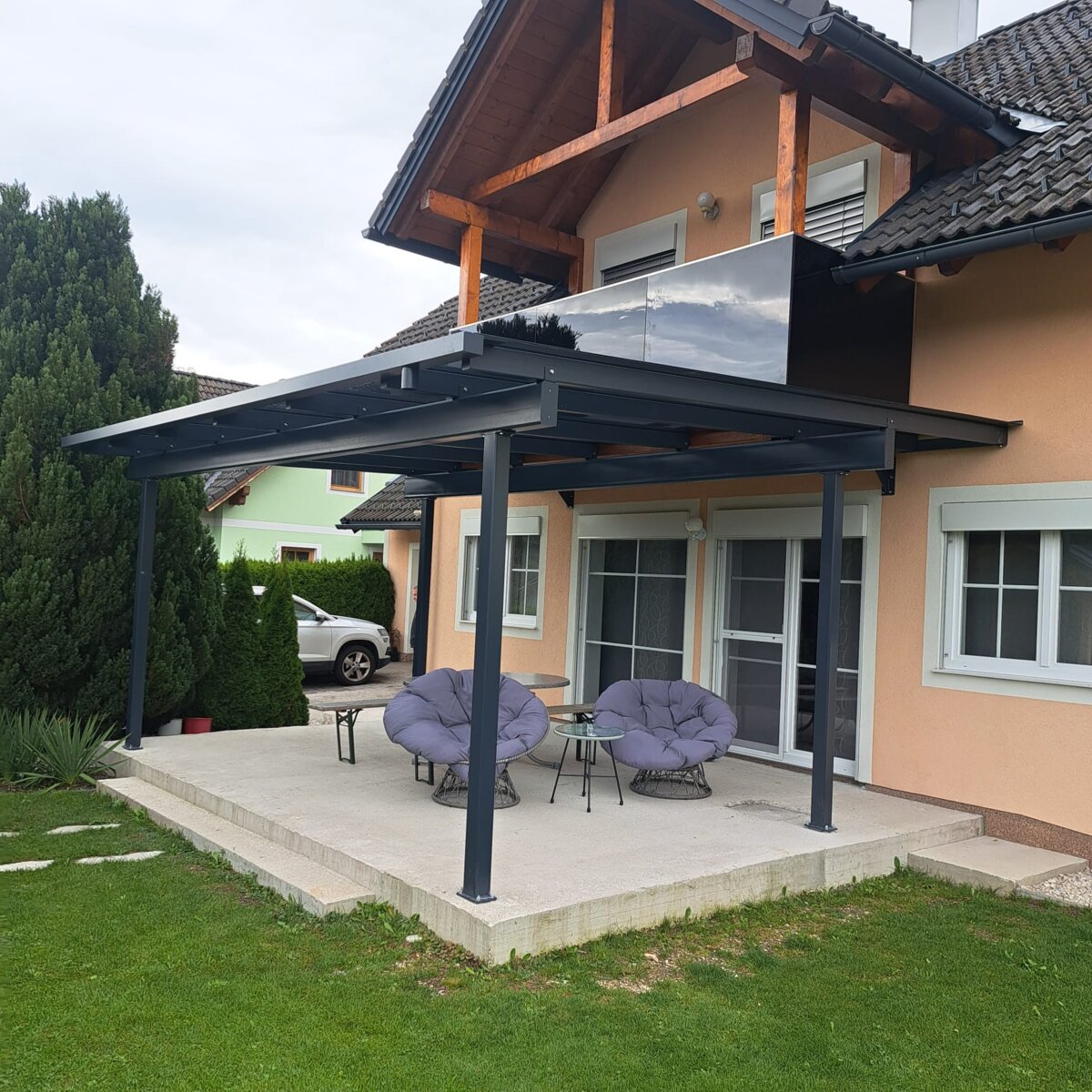 Aluminiumdach Terrasse